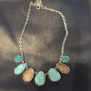 Lane Bryant Drusy necklace